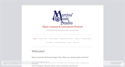 Desktop Screenshot of martinsmusicstudio.com